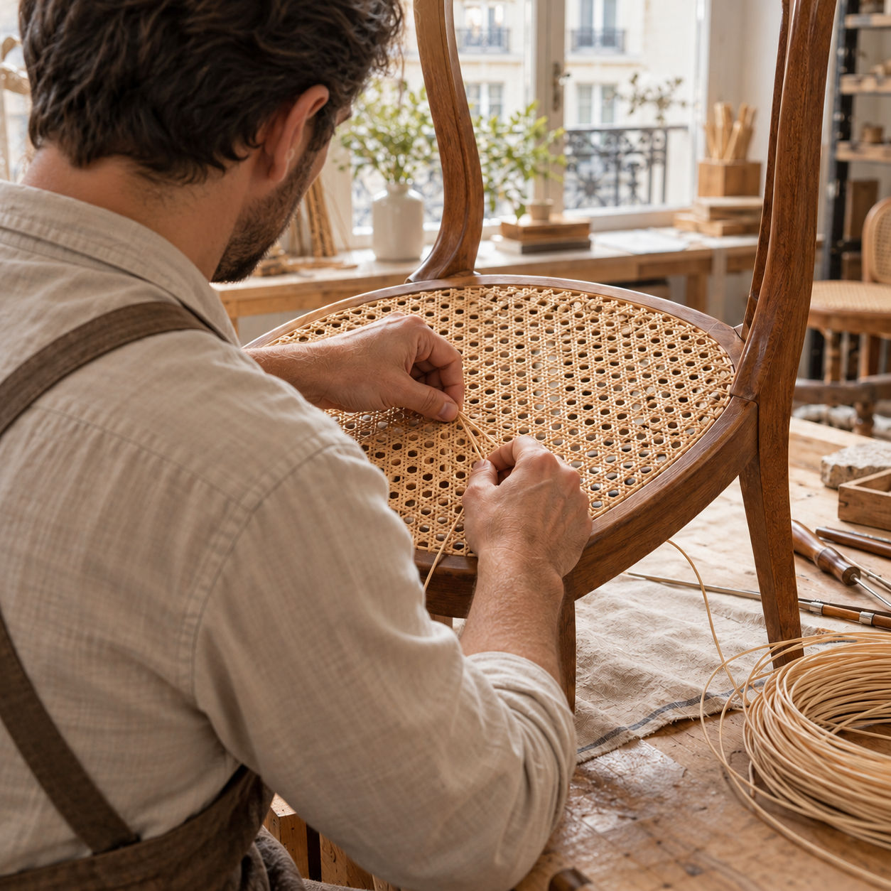 Cannage de chaise à Paris 4ème et en Île-de-France