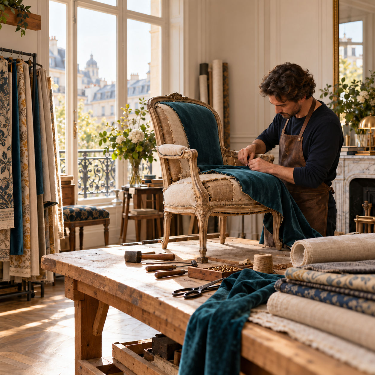Tapissier décorateur Paris 4e - Tapissier Atelier Parisien